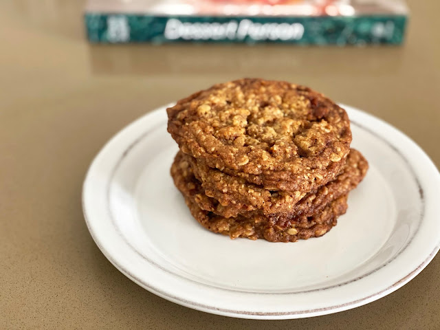 Claire Saffitz's Oat and Pecan Brittle Cookies, by freshfromthe.com.