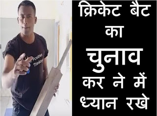 How to Choose A Cricket Bat In Hindi | क्रिकेट बैट खरीद ने से पहले इन बातो का ध्यान रखे  