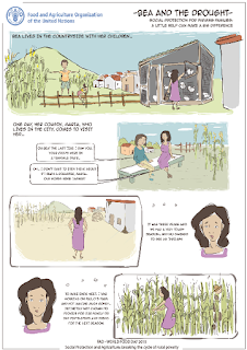 image World Food Day Poster Contest Info- Bea and the Drought comic page 1 of 2