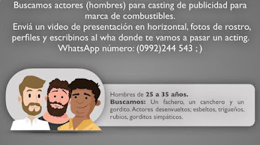 CASTING CALL ASUNCIÓN: Se busca para PUBLICIDAD - ACTORES entre 25 a 35 años