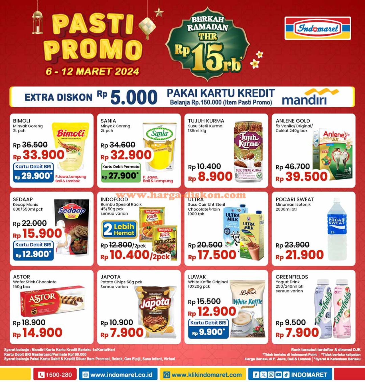 Promo INDOMARET Pasti Promo 6 - 12 Maret 2024