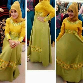 Cek dulu yuk sis baju gamis terbaru desain menari diskon besar