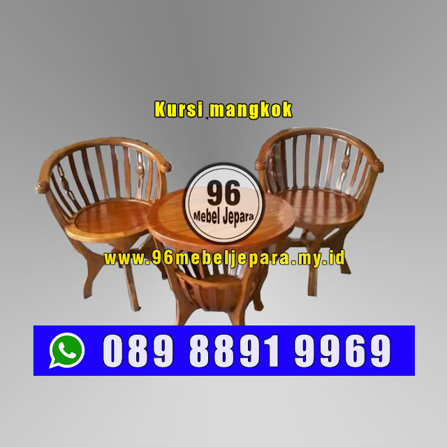 kursi mangkok jati 23