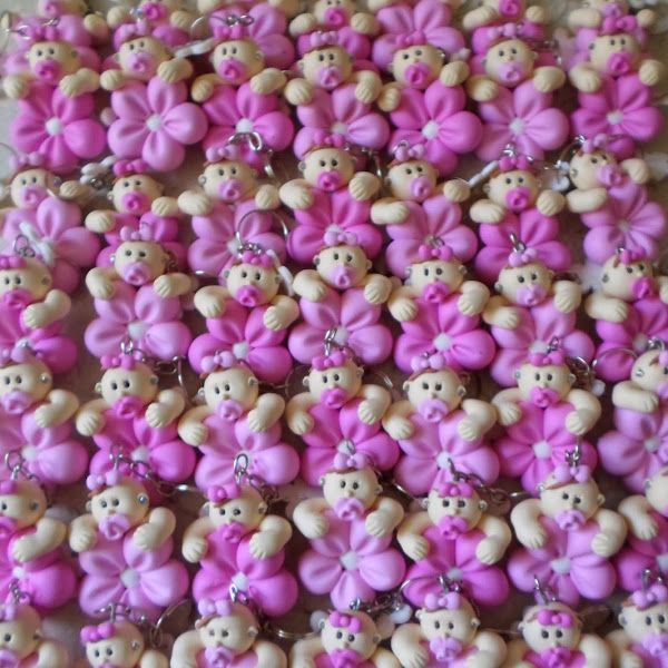 Lembrancinhas de Bebe no Chaveiro