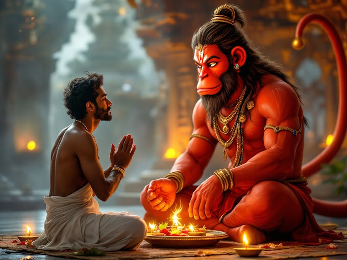 हनुमान जी की कृपा" (Hanuman Ji Ki Kripa)