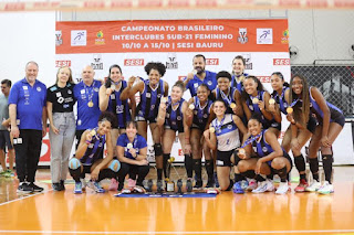 pinheiros campeao brasileiro sub-21 feminino volei 2023