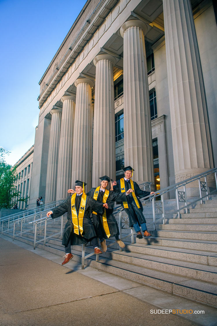 University of Michigan LSA College Graduation Pictures at Angel Hall by SudeepStudio.com Ann Arbor College Graduation Photographer