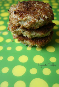 A stack of Thai green curry fishcakes from www.anyonita-nibbles.com