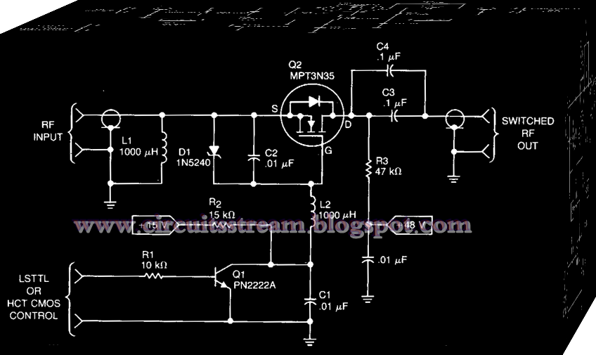 Simple Rf Power Switch Circuit Diagram