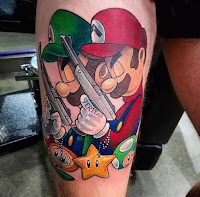 tatuajes de Super Mario