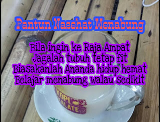 pantun nasehat orangtua untuk ananda hemat menabung