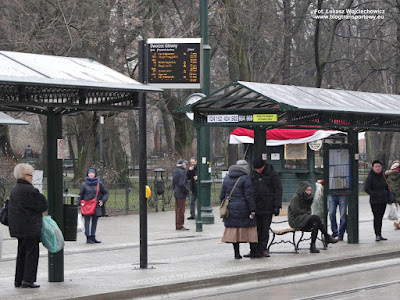 Kraków ul. Basztowa - przystanek „Dworzec Główny”