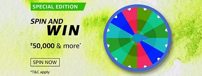  Amazon Special Edition Spin and Win
