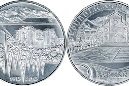 Italy 5 euro 2015 - Avezzano earthquake