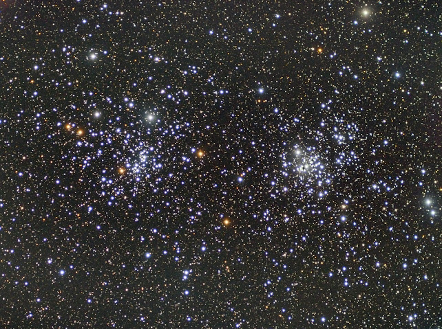 Double open stellar cluster χ-h Perseus