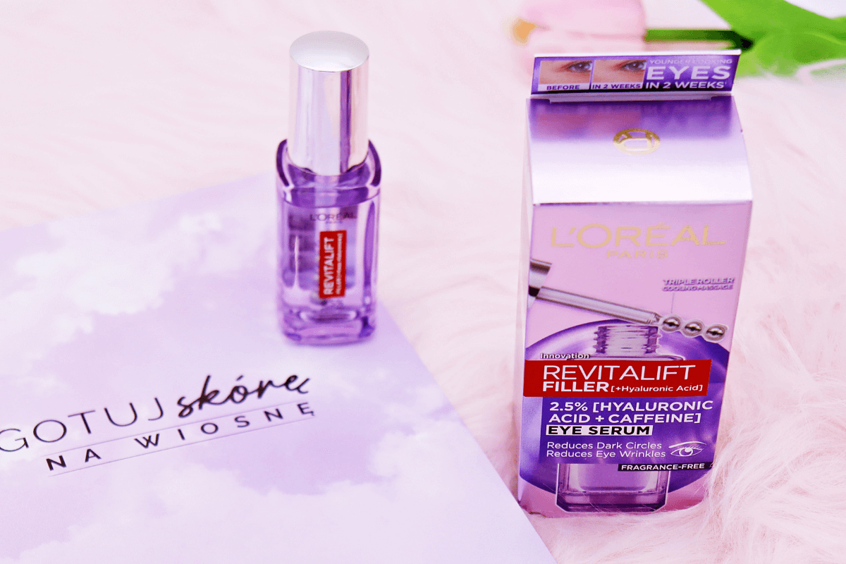 Revitalift Filler Serum Pod Oczy 2,5% Czystego Kwasu Hialuronowego + Kofeina