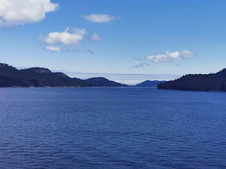 View from BC Ferry in the Gulf Islands