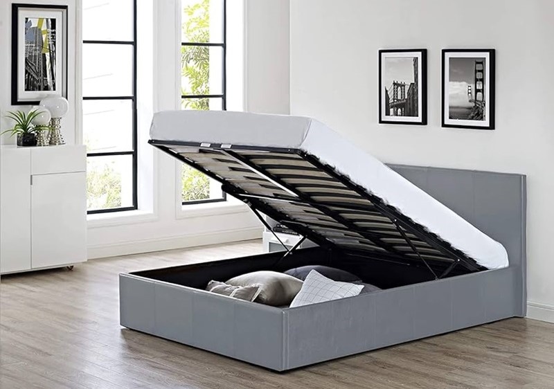 Single gas lift bed
