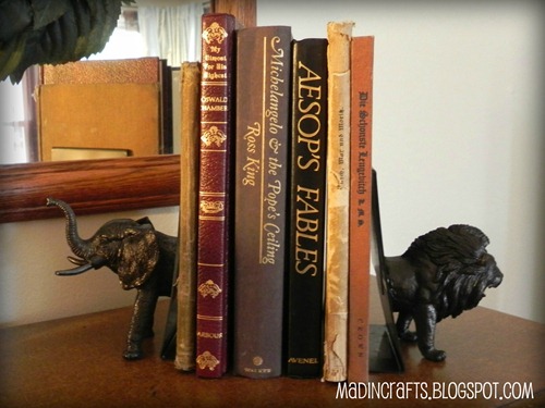 faxu bronze animal bookends