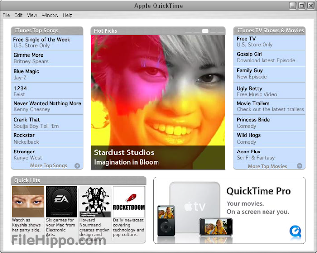 Free Download QuickTime Player 7.73.80.64 New Version
