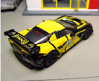 greenlight c6r corvette skull race car