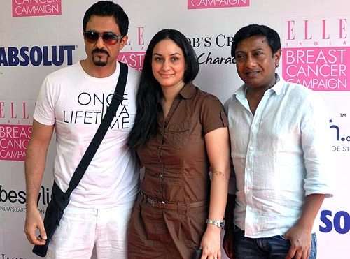 Ambika Suri with Sanjay Suri and Onir