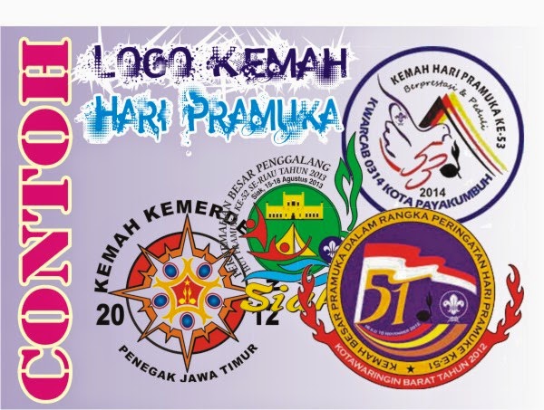 Contoh Logo Kemah Hari Pramuka dan Kemerdekaan - Pramuka