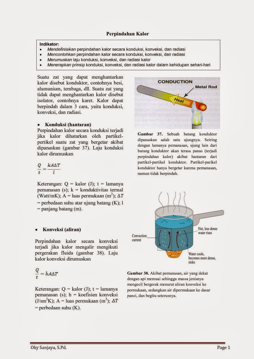 Fisika Siswa: Perpindahan Kalor