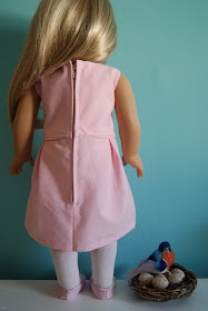 Katie 18-inch doll dress by nest full of eggs