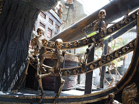 Pirate ship skeletons