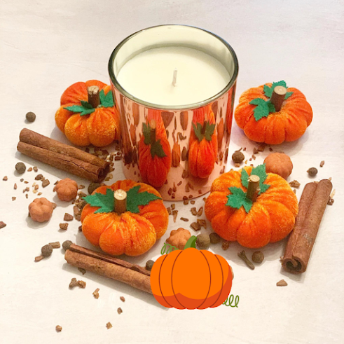 pumpkin pie candle