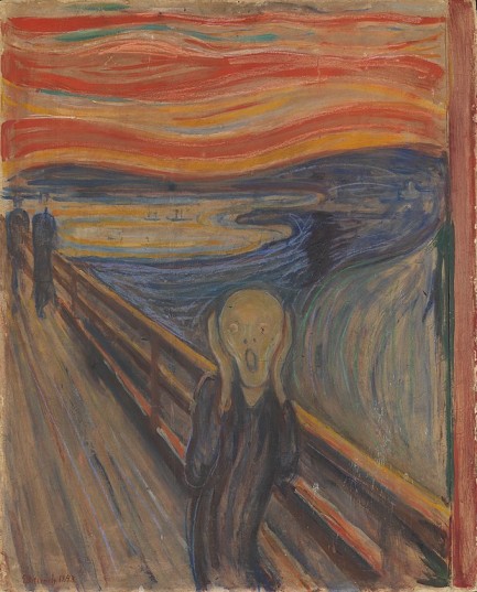 "The Scream," by Norwegian artist Edvard Munch