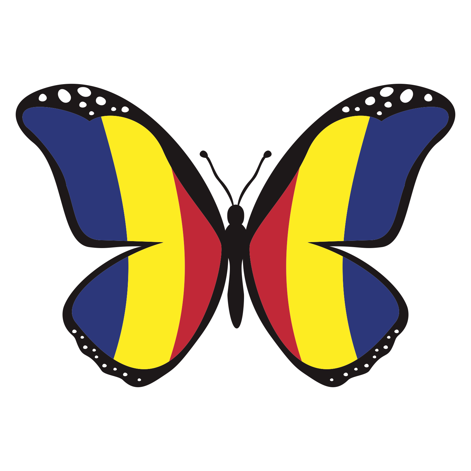fluture steagul României