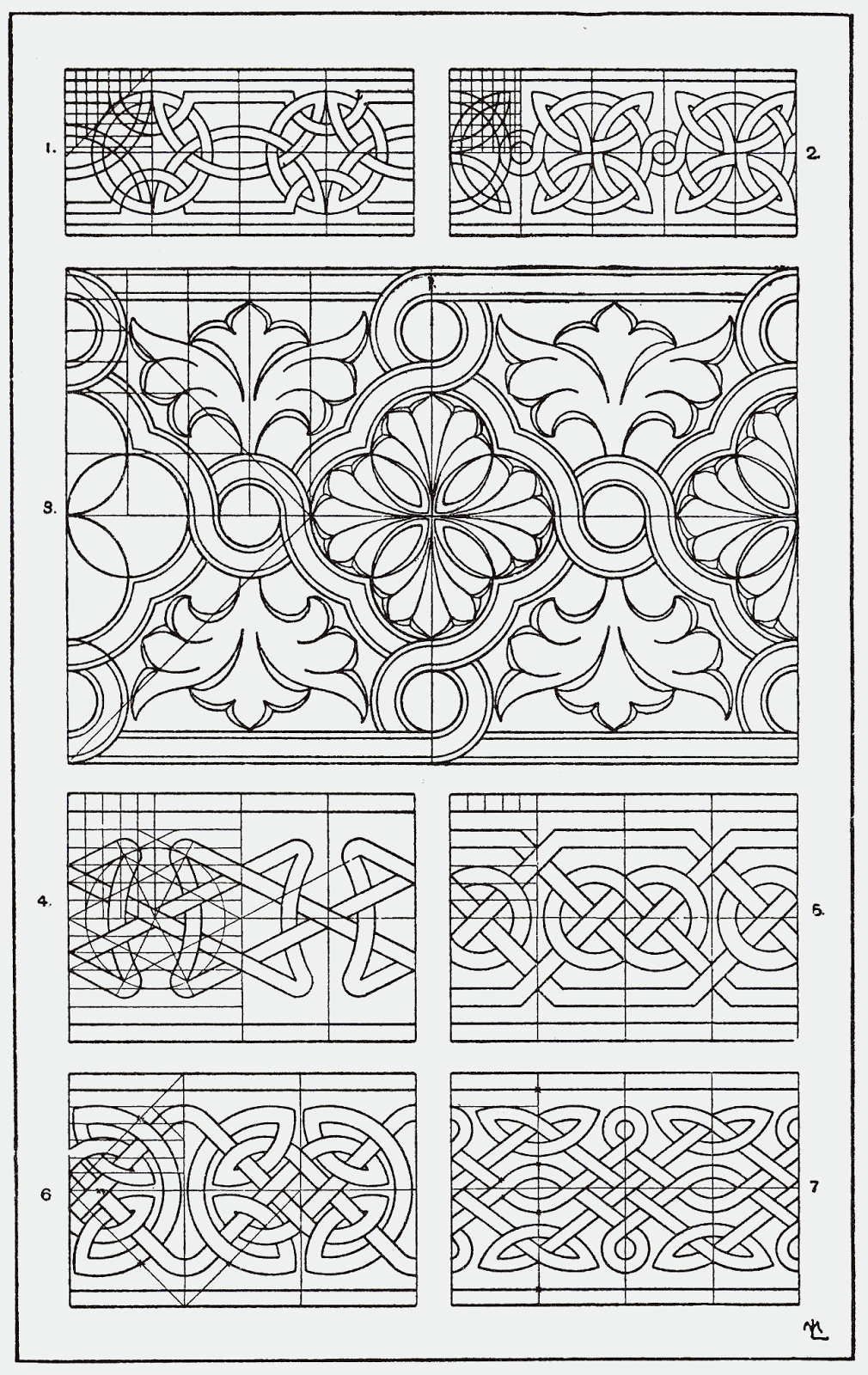 MENGGAMBAR RAGAM HIAS GEOMETRIS 