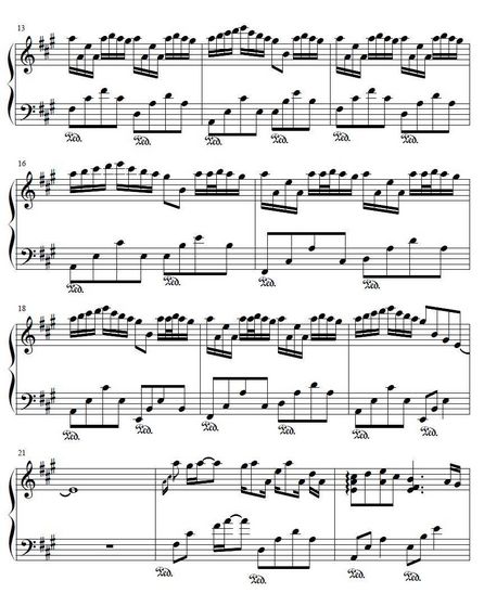 ☃ ιм. Jiиģ jønG ☃: Yiruma - River FLows in You (piano sheet)