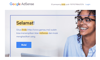 Jual Akun Adsense non Hosted & Jasa Diterima Google Adsense