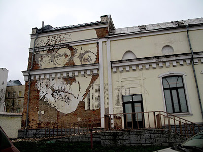 Chipped Wall Portraits By Vhils Seen On www.coolpicturegallery.us