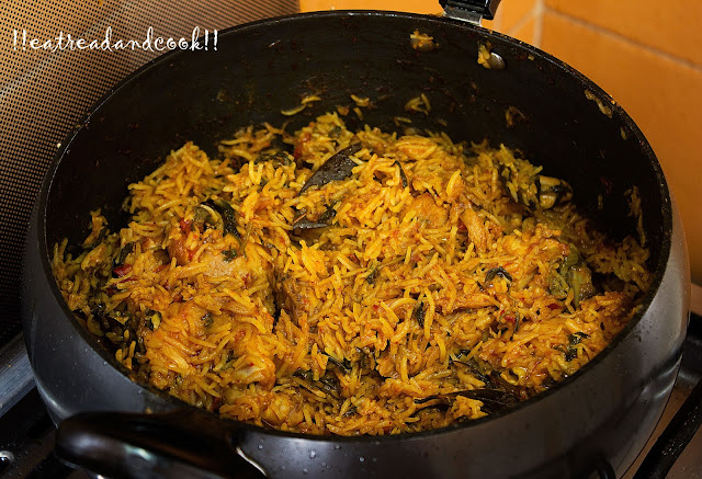 Mughlai Chicken Pulao recipe with step by step pictures