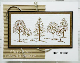 Heart's Delight Cards, Lovely As A Tree, Masculine Card, Stampin' Up!