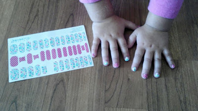 Jamberry Juniors - easy #nailart for little girls - sized for ages 8 and under