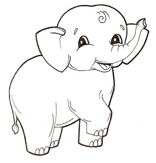 Best Collection Of Images Cute Baby Elephant Coloring Pages