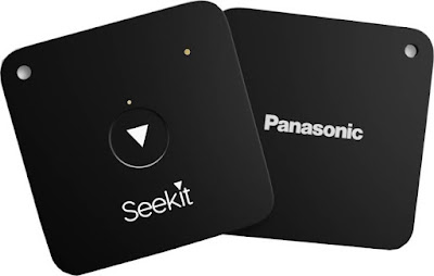 Panasonic IC-BCWL01BK Seekit Edge Location Smart Tracker with Sprinkle Proof (IP65)