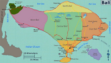 bali geography map