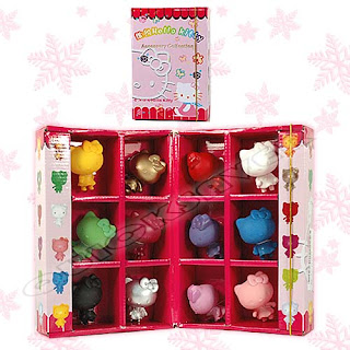 Sanrio HELLO KITTY Colorful 6cm PVC Figure Box Set 12PC