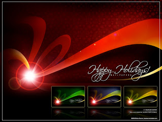 happy holiday art wallpaper