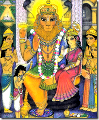 [Prahlada with Lakshmi-Narasimha]