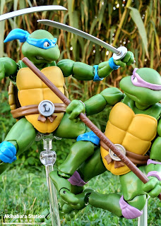 Review de los S.H.Figuarts TMNT "Leonardo" y "Donatello" de Tamashii Nations.