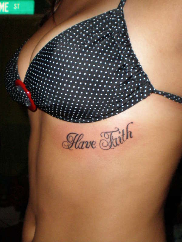 rib tattoos for girls