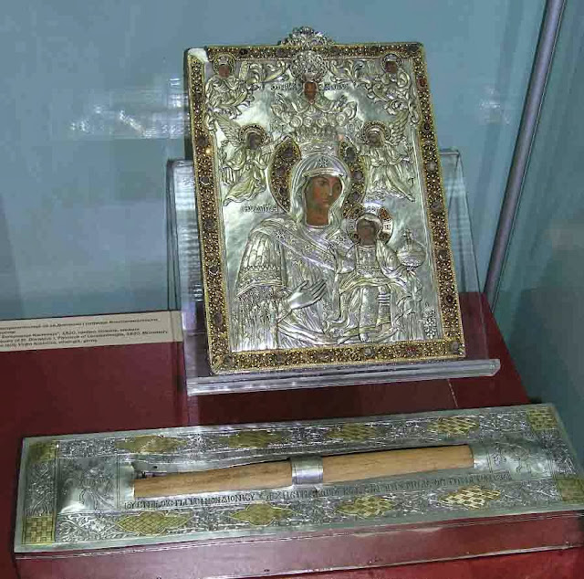 Φωτογραφίες από τους συλημένους κειμηλιακούς θησαυρούς της Ιεράς Μονής Εικοσιφοινίσσης Παγγαίου http://leipsanothiki.blogspot.be/