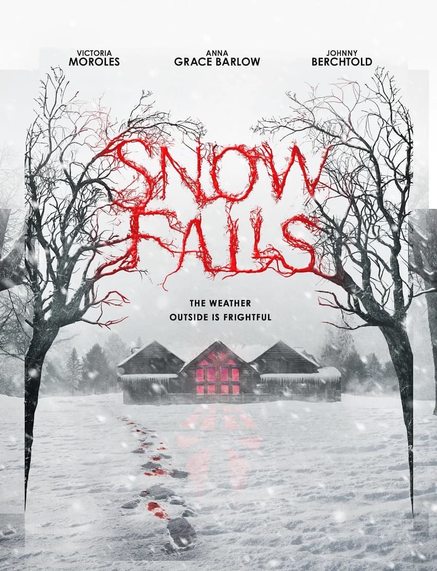 Lionsgate показала трейлер фильма ужасов Snow Falls, в котором убивает снег - Постер